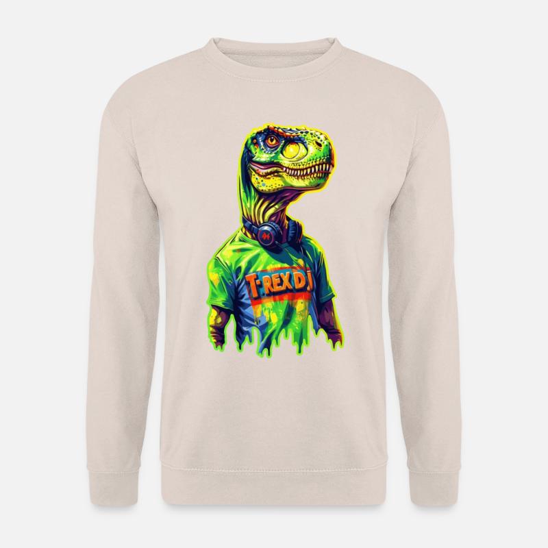 DJ T-Rex 🎧 - Unisex Pullover - Sand