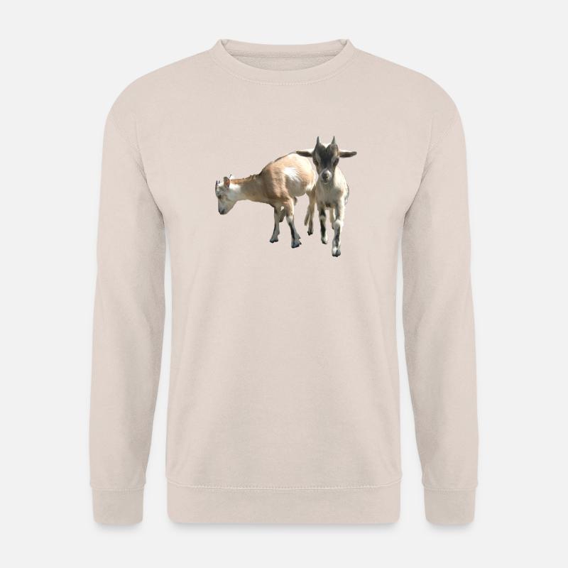 zwei kleine Ziegen - Unisex Pullover - Sand