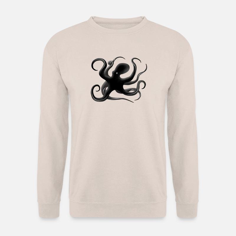 Oktopus Silhouette - Unisex Pullover - Sand