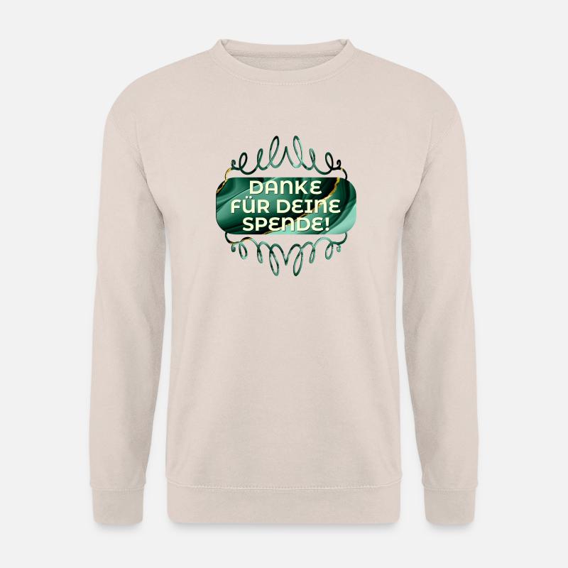 DANKE SPENDE - Unisex Pullover - Sand