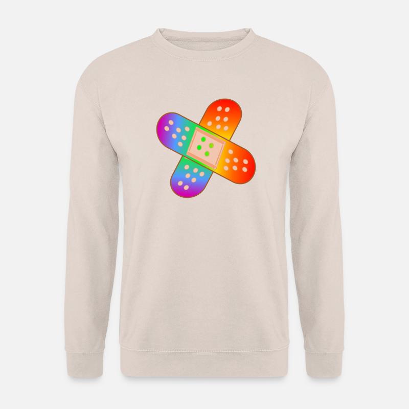 RAINBOW PATCH - Unisex Sweatshirt - sand