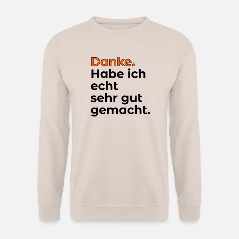 EIGENLOB KOMPLIMENTE - Unisex Pullover - Sand