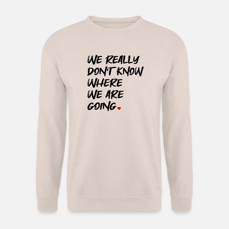 ZITAT ACHTSAMKEITSPFAD - Unisex Pullover - Sand