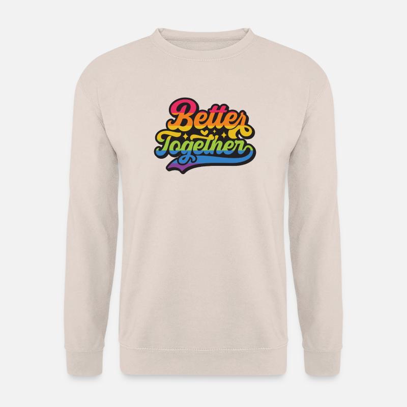 LGBT Pride Month - Gemeinsam besser - Unisex Pullover - Sand