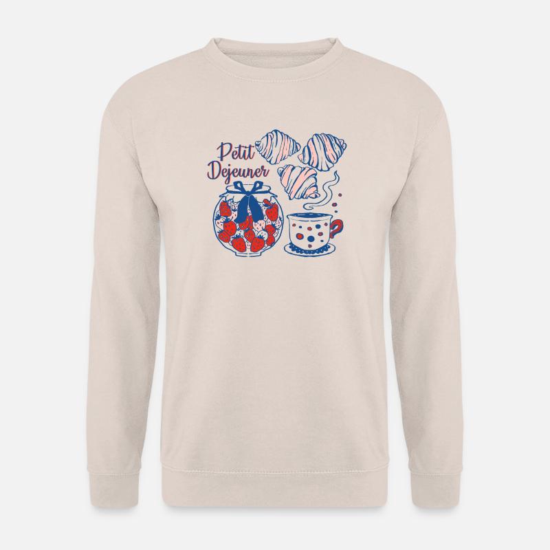 Petit Déjeuner Frühstücksdesign - Unisex Pullover - Sand