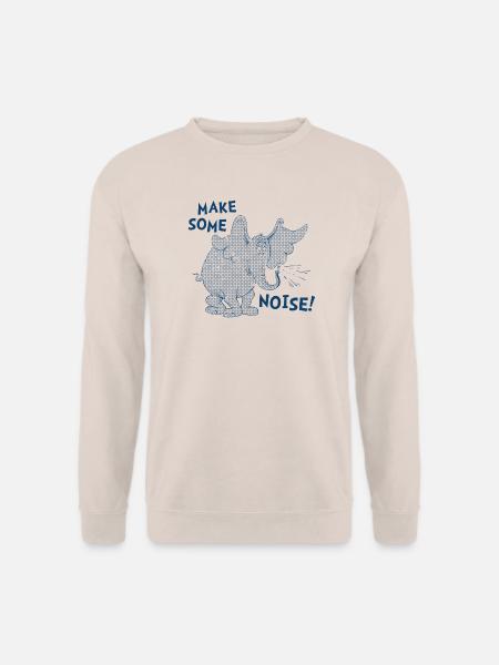 Horton Hört Ein Hu Make Some Noise Und Horton - Unisex Pullover - Sand