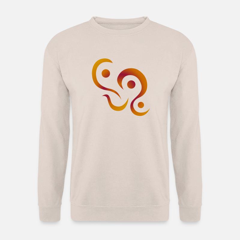 yoga_design_3 - Unisex Pullover - Sand