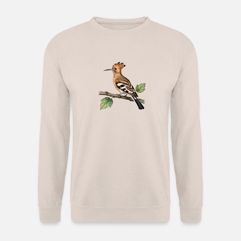 Wienhopf auf dem Ast - Unisex Pullover - Sand