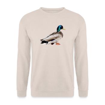 Colvert mâle - Sweat-shirt Unisexe - sable - Devant - Alina (178cm) & Michal (187cm)