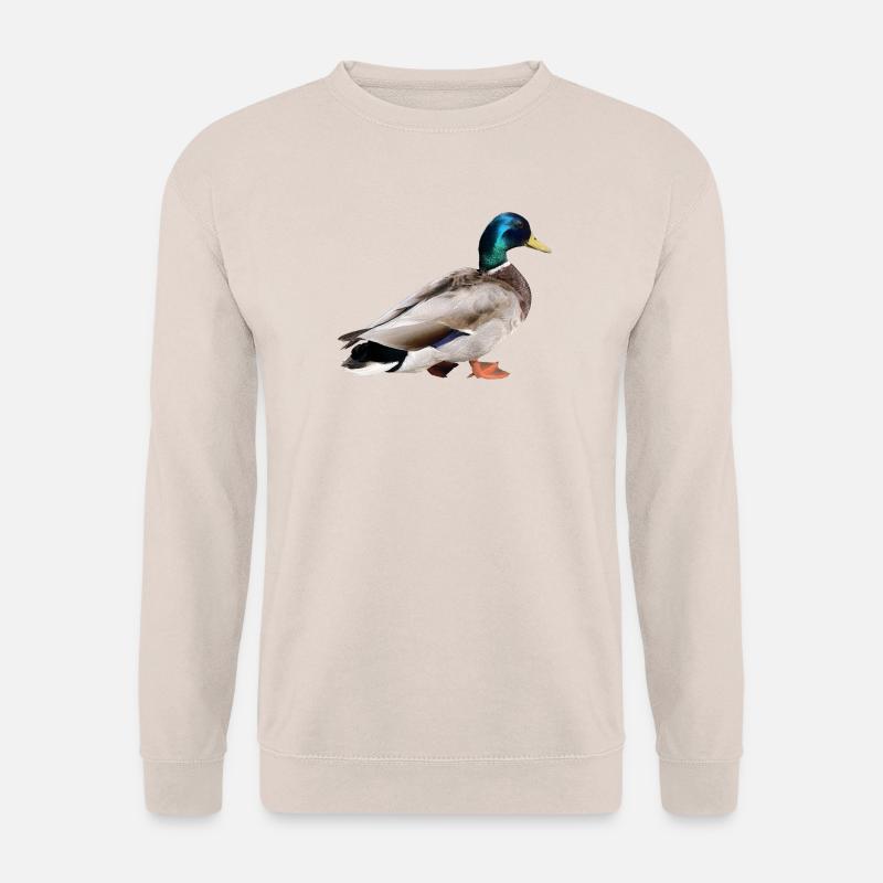 Stockente Männchen - Unisex Pullover - Sand