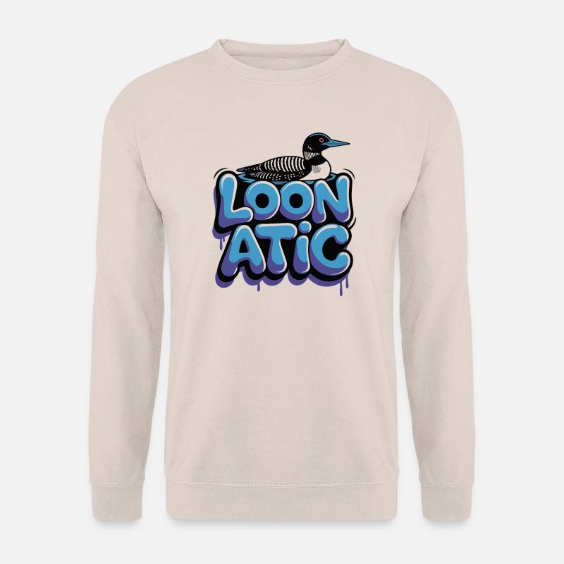 Eistaucher Wasservogel Loonatic - Unisex Pullover - Sand