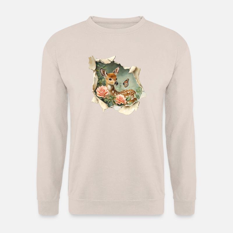 Faon de cerf - Sweat-shirt Unisexe - sable
