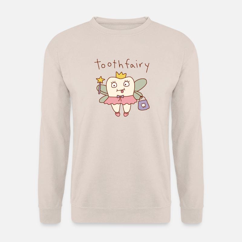 Zahnfee süßes Wortspiel - Unisex Pullover - Sand