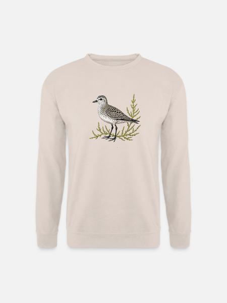 Schwarzbauchregenpfeifer und Glaskraut - Unisex Pullover - Sand