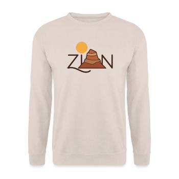 Zion, Utah - Unisex Pullover - Sand - Vorne - Alina (178cm) & Michal (187cm)