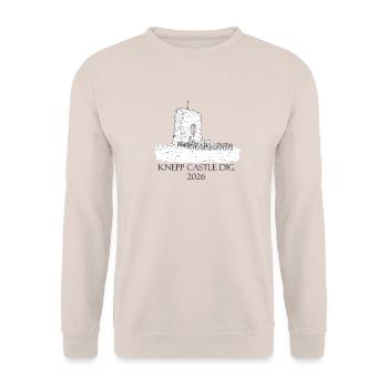 Knepp Castle Ausgrabung 2026 - Unisex Pullover - Sand - Vorne - Alina (178cm) & Michal (187cm)