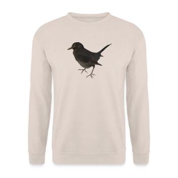 Amsel - Unisex Pullover - Sand - Vorne - Alina (178cm) & Michal (187cm)