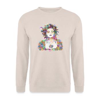 Nina - Unisex Pullover - Sand - Vorne - Alina (178cm) & Michal (187cm)