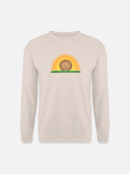 Stier - der Erdwächter - Unisex Pullover - Sand