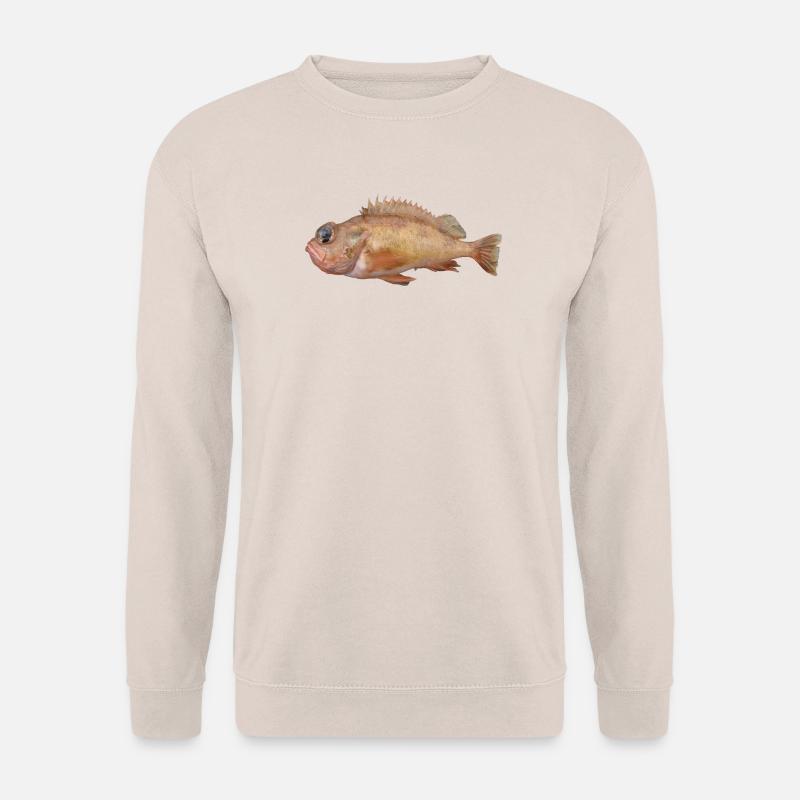 Fisch Rotbarsch - Unisex Pullover - Sand
