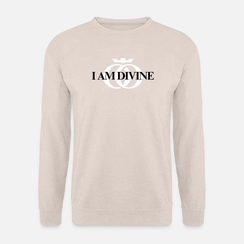 Ich bin göttlich. Oppoline Kollektion - Unisex Pullover - Sand