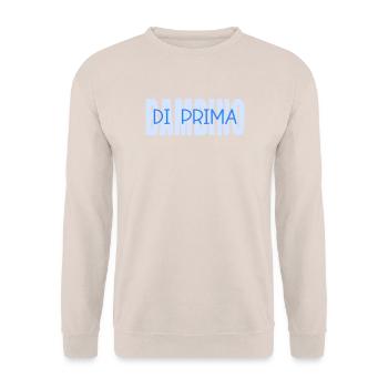 Bambino Figlio Prima, Italien - Unisex Pullover - Sand - Vorne - Alina (178cm) & Michal (187cm)