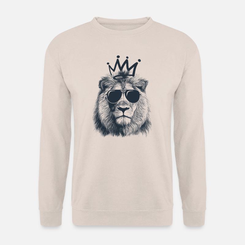 Löwe und krone - Unisex Pullover - Sand