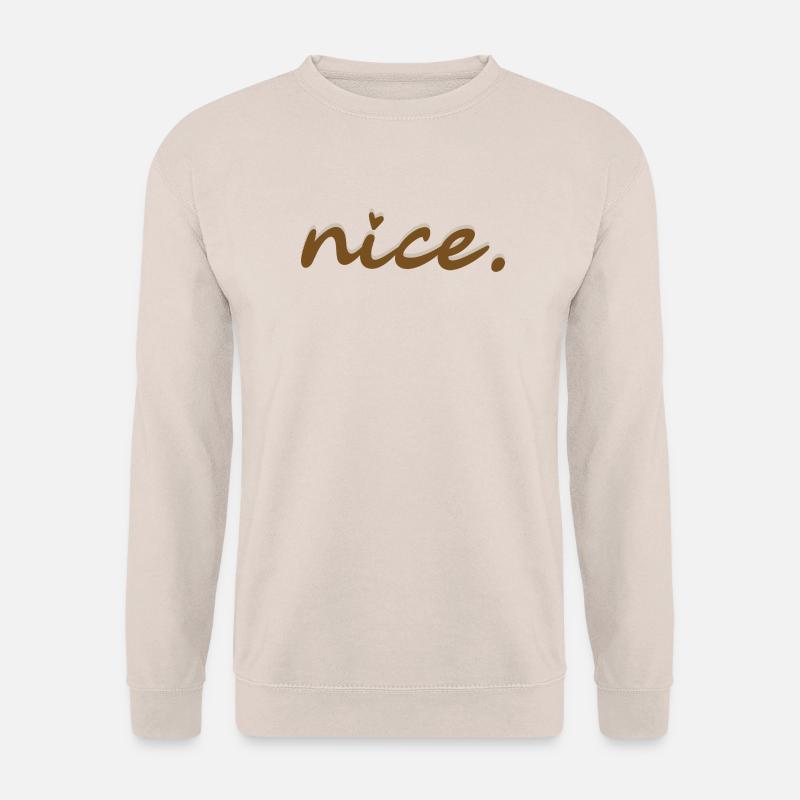 nice (braun mit hellem Schatten) - Unisex Pullover - Sand