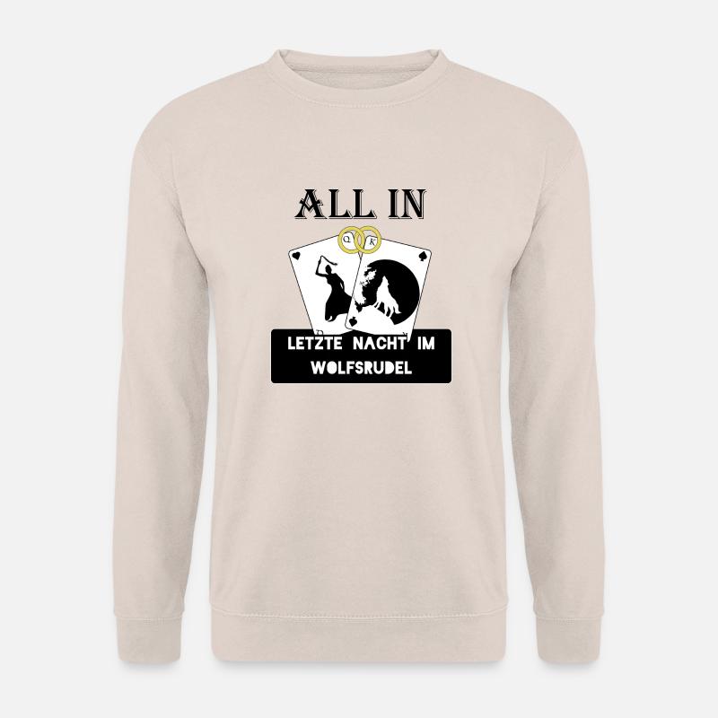 ALL IN Junggesellenabschied - Unisex Pullover - Sand
