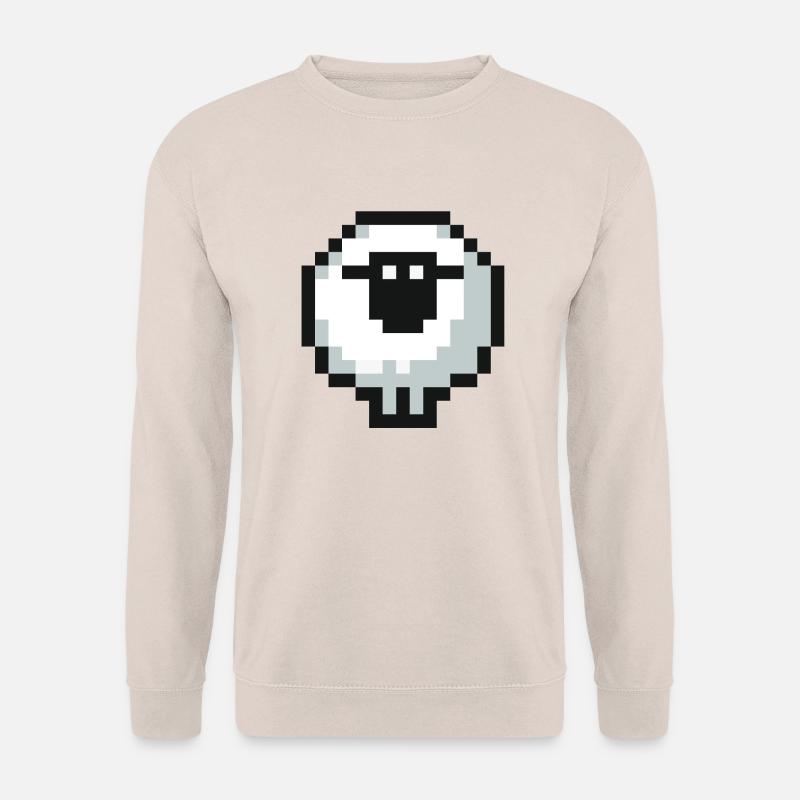Pixel Sheep - Unisex Sweatshirt - sand