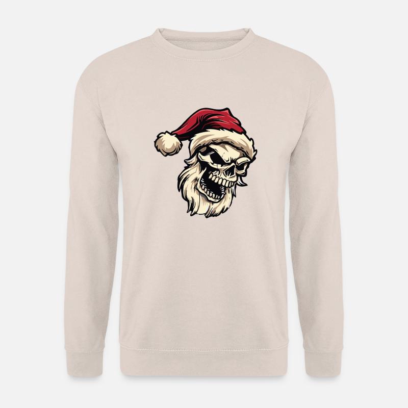 Weihnachtsmann Skull - Unisex Pullover - Sand