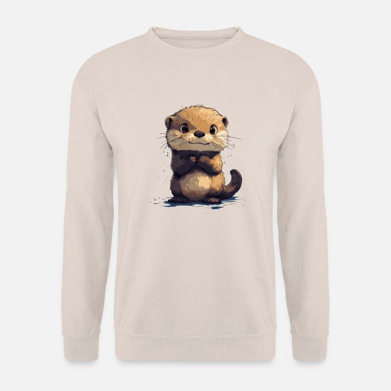 Baby Otter - Unisex Pullover - Sand