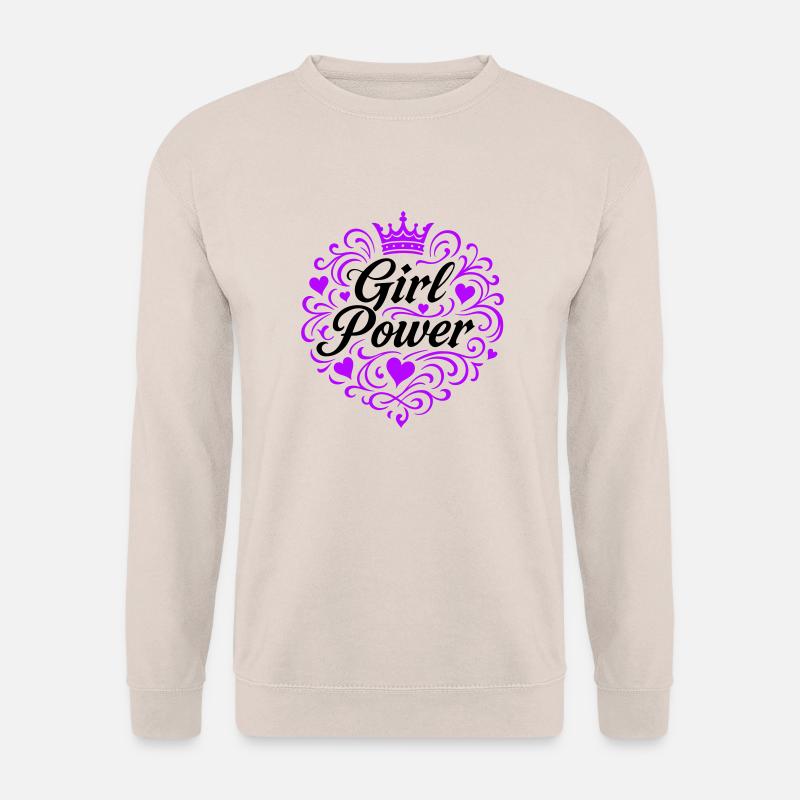 Frauenpower Spruch - Unisex Pullover - Sand