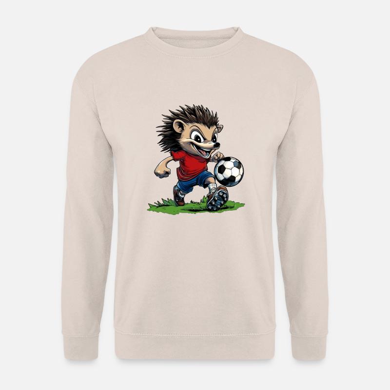 Fussball Igel - Unisex Pullover - Sand