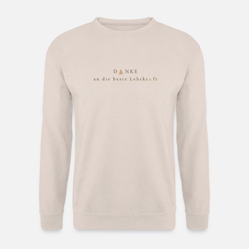 Danke an die beste Lehrkraft  - Unisex Pullover - Sand