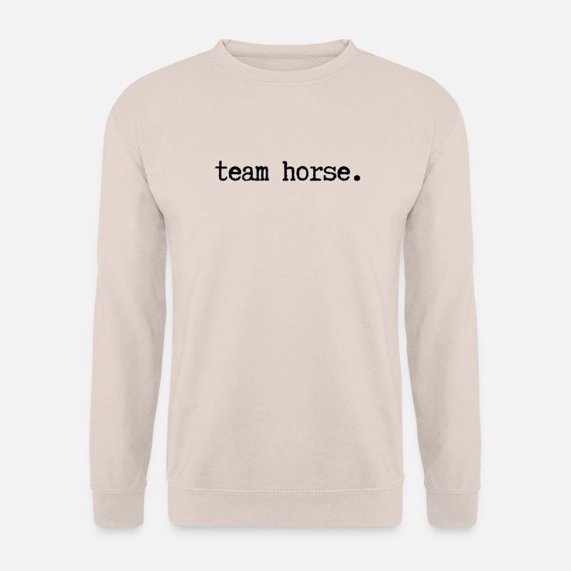 team horse - Unisex Pullover - Sand