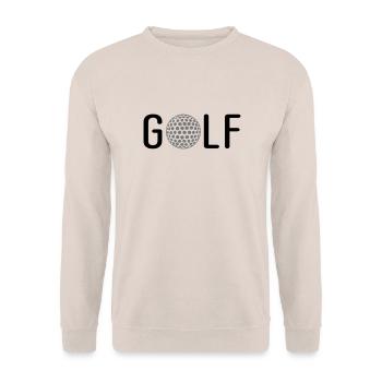 Golf - Unisex Pullover - Sand - Vorne - Alina (178cm) & Michal (187cm)