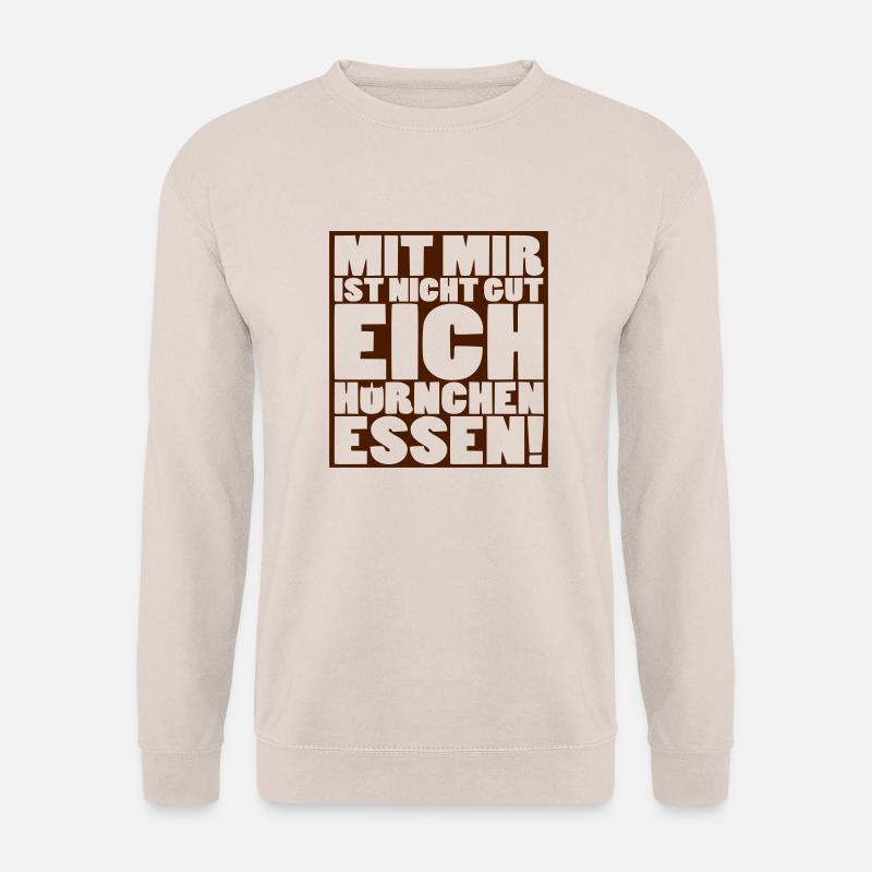 Mit mir ist nicht gut Eichhörnchen essen - Unisex Pullover - Sand