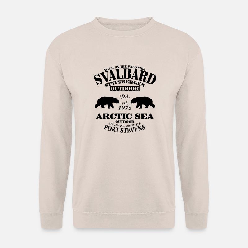 Spitsbergen - Svalbard - Spitzbergen - Polarbear - Unisex Pullover - Sand