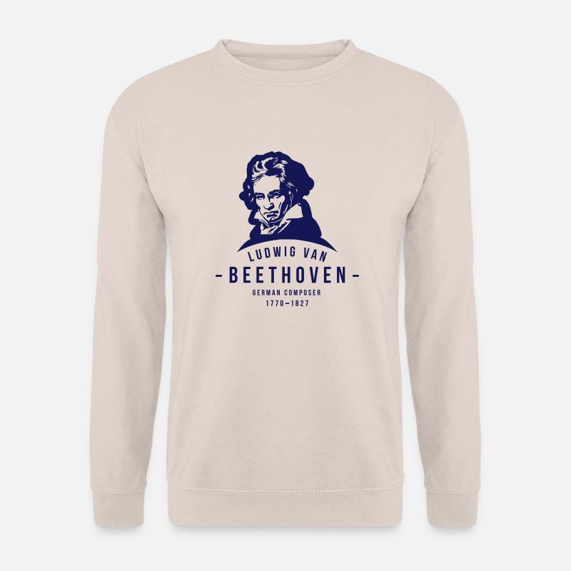 Ludwig van Beethoven, Classical, Music - Unisex Pullover - Sand