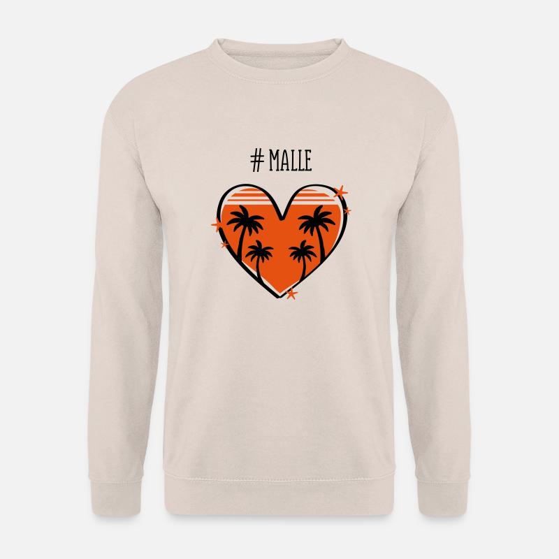 malle heart - Unisex Pullover - Sand