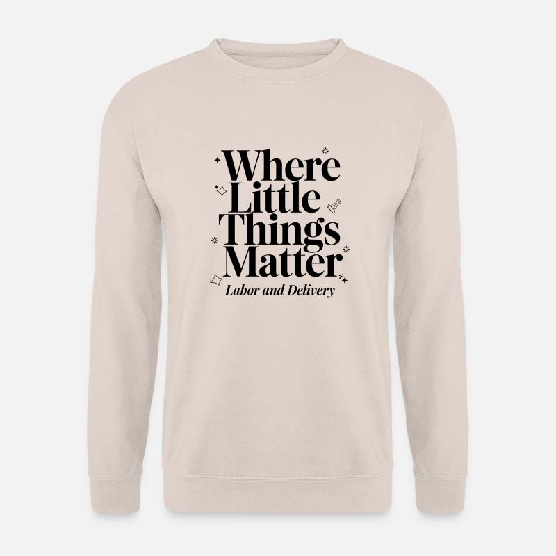 Kreißsaalheldinnen feiern - Unisex Pullover - Sand