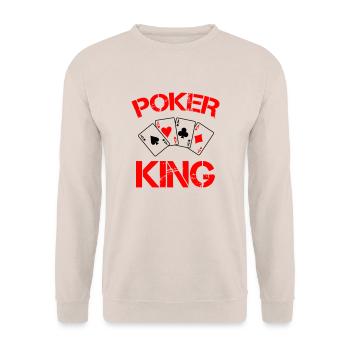 Roi du poker - Sweat-shirt Unisexe - sable - Devant - Alina (178cm) & Michal (187cm)