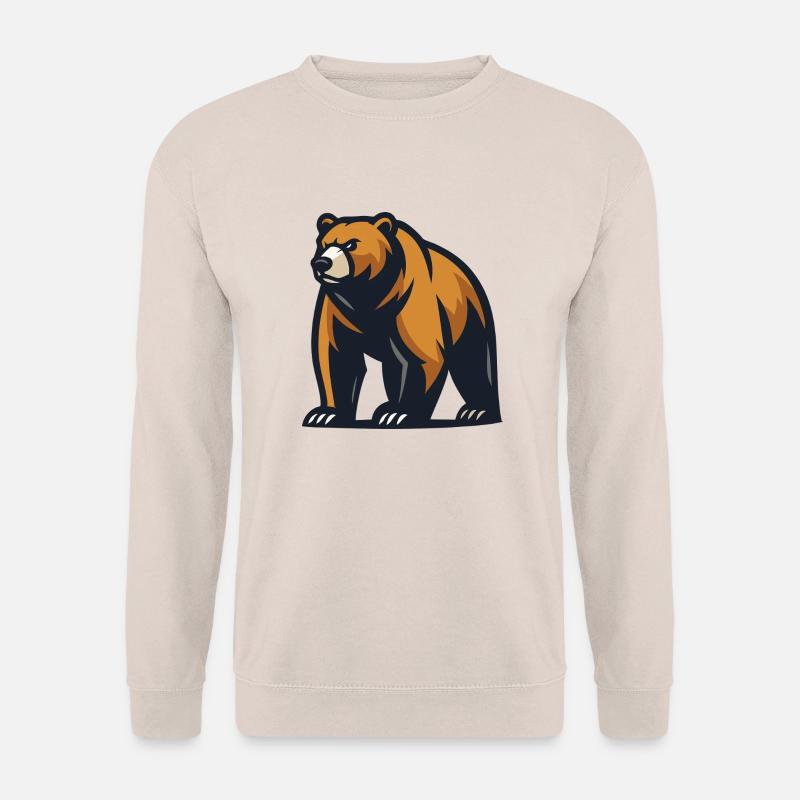 Waldwächter des Braunbären - Unisex Pullover - Sand