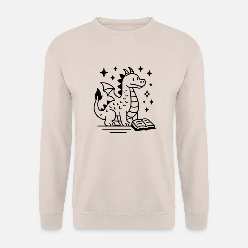 Drachen-Zeichnung - Unisex Pullover - Sand