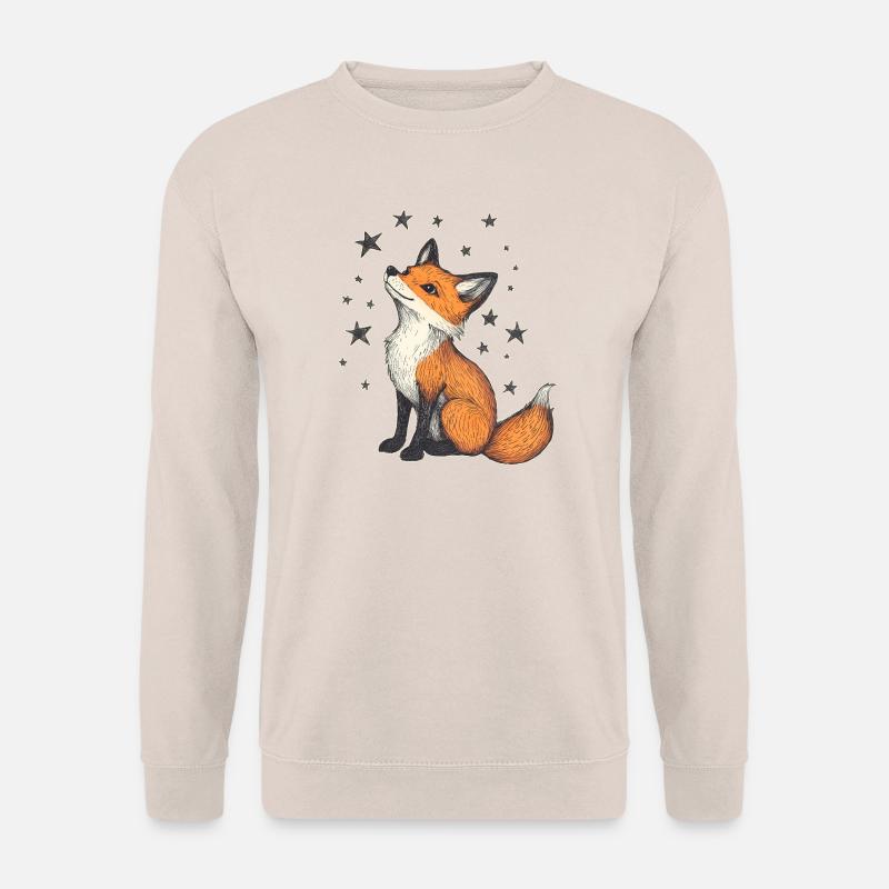 Fuchs und Sterne - Unisex Pullover - Sand