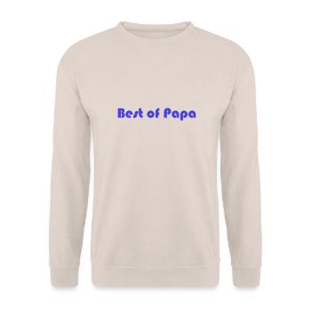 OPA. VATERTAG. ALLES GUTE ZUM GEBURTSTAG OPA. ICH LIEBE DICH. - Unisex Pullover - Sand - Vorne - Alina (178cm) & Michal (187cm)