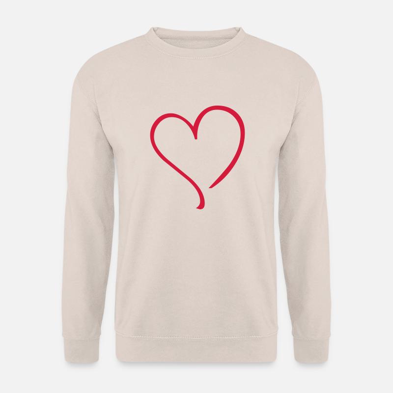 Herz - Unisex Pullover - Sand