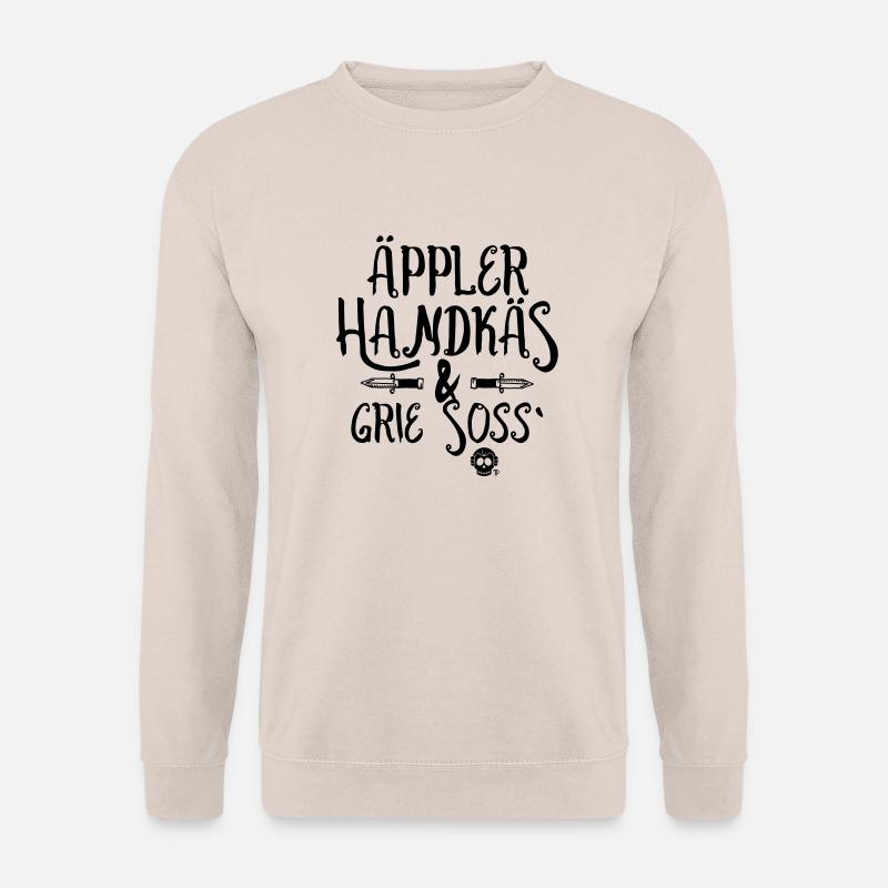 Äppler, Handkäs & GrieSoß - Unisex Pullover - Sand