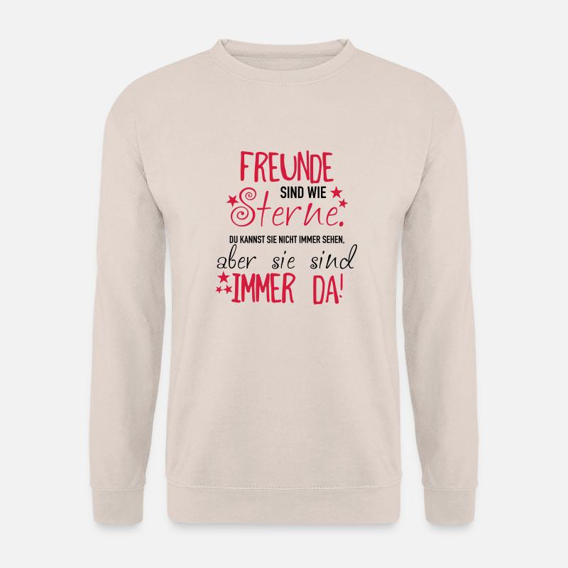 Freunde sind wie Sterne - Unisex Pullover - Sand